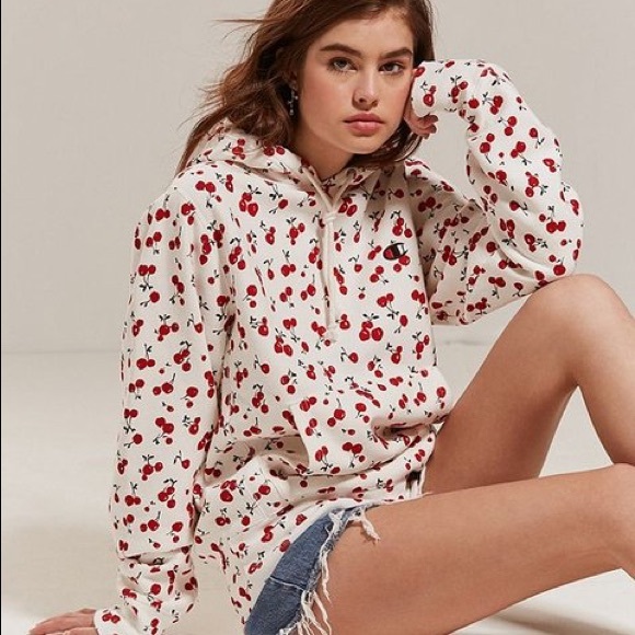 champion hvn cherry hoodie